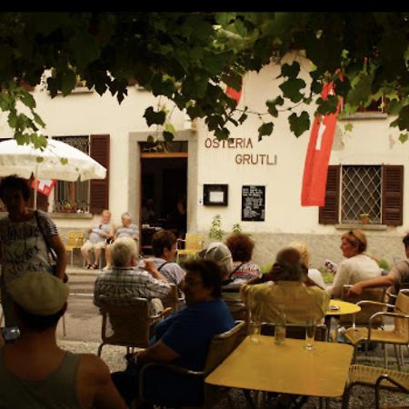 Osteria Gruetli Con Alloggio Borgnone Экстерьер фото
