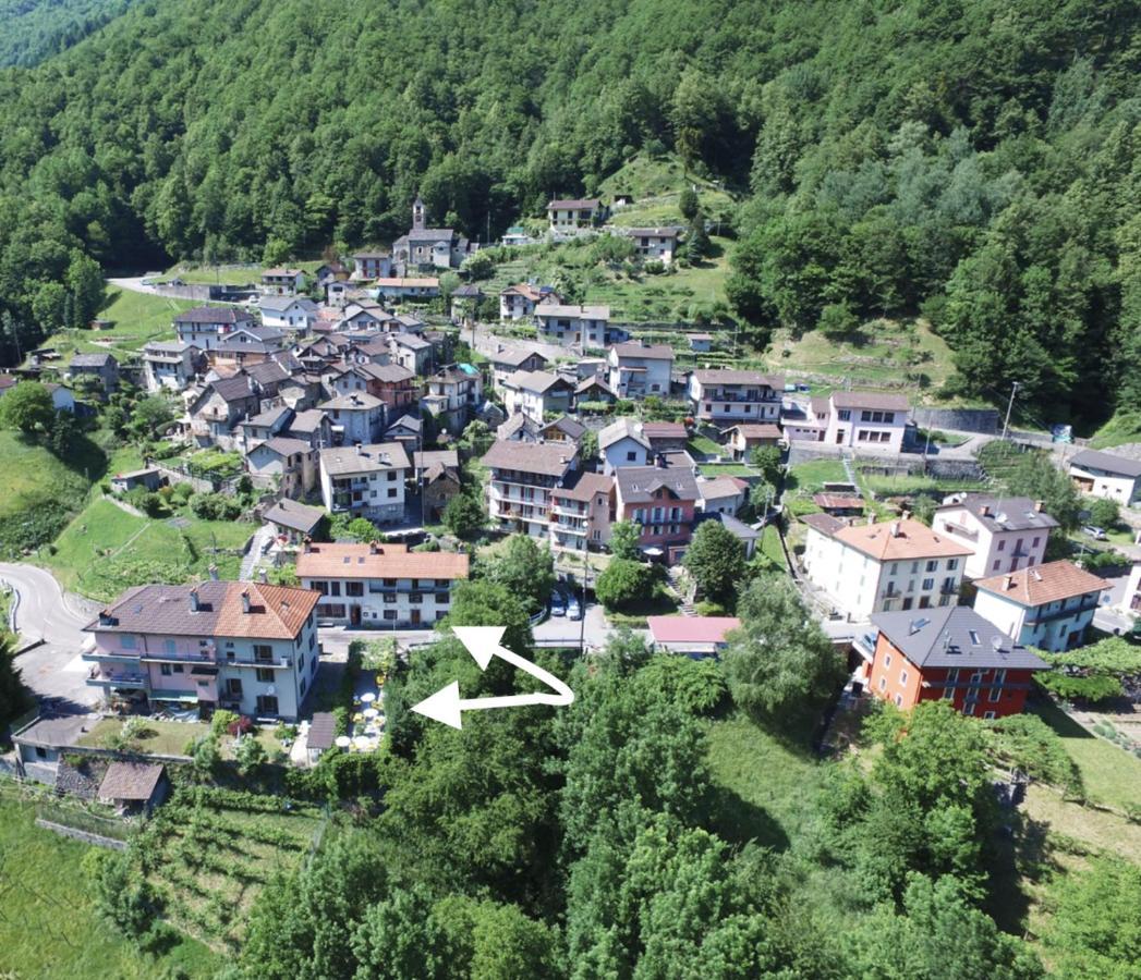Osteria Gruetli Con Alloggio Borgnone Экстерьер фото
