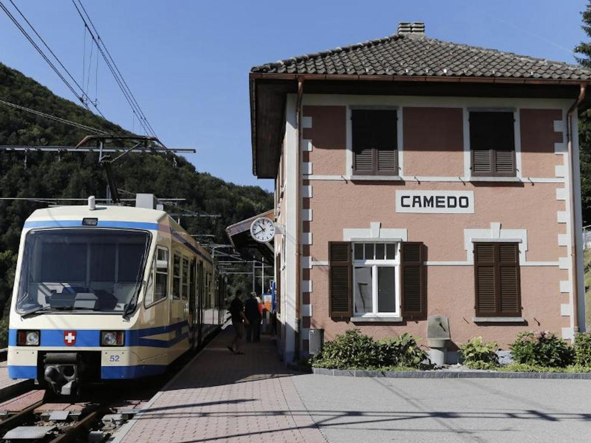 Osteria Gruetli Con Alloggio Borgnone Экстерьер фото