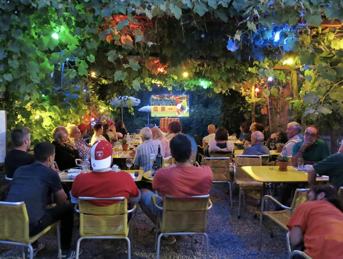 Osteria Gruetli Con Alloggio Borgnone Экстерьер фото